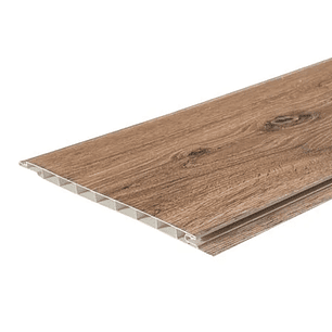 PVC Alveolar Madera Rústica