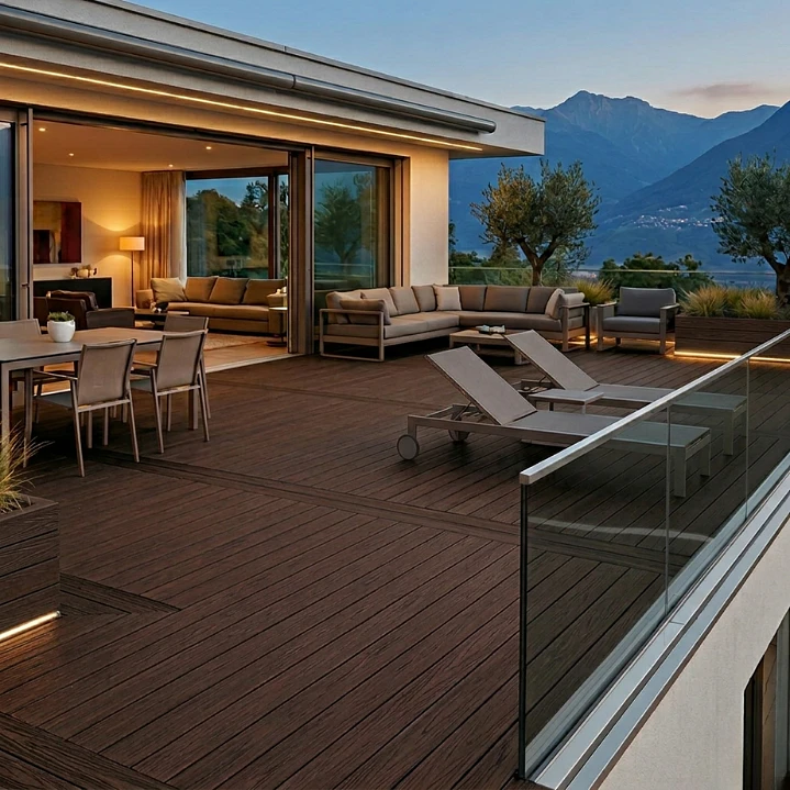 Deck WPC Chocolate   135x25x2200mm  3