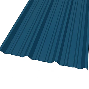Pl. Zincalum PV4-AT4 1.0x3.0 Metros x 0,4 mm Azul Cobalto