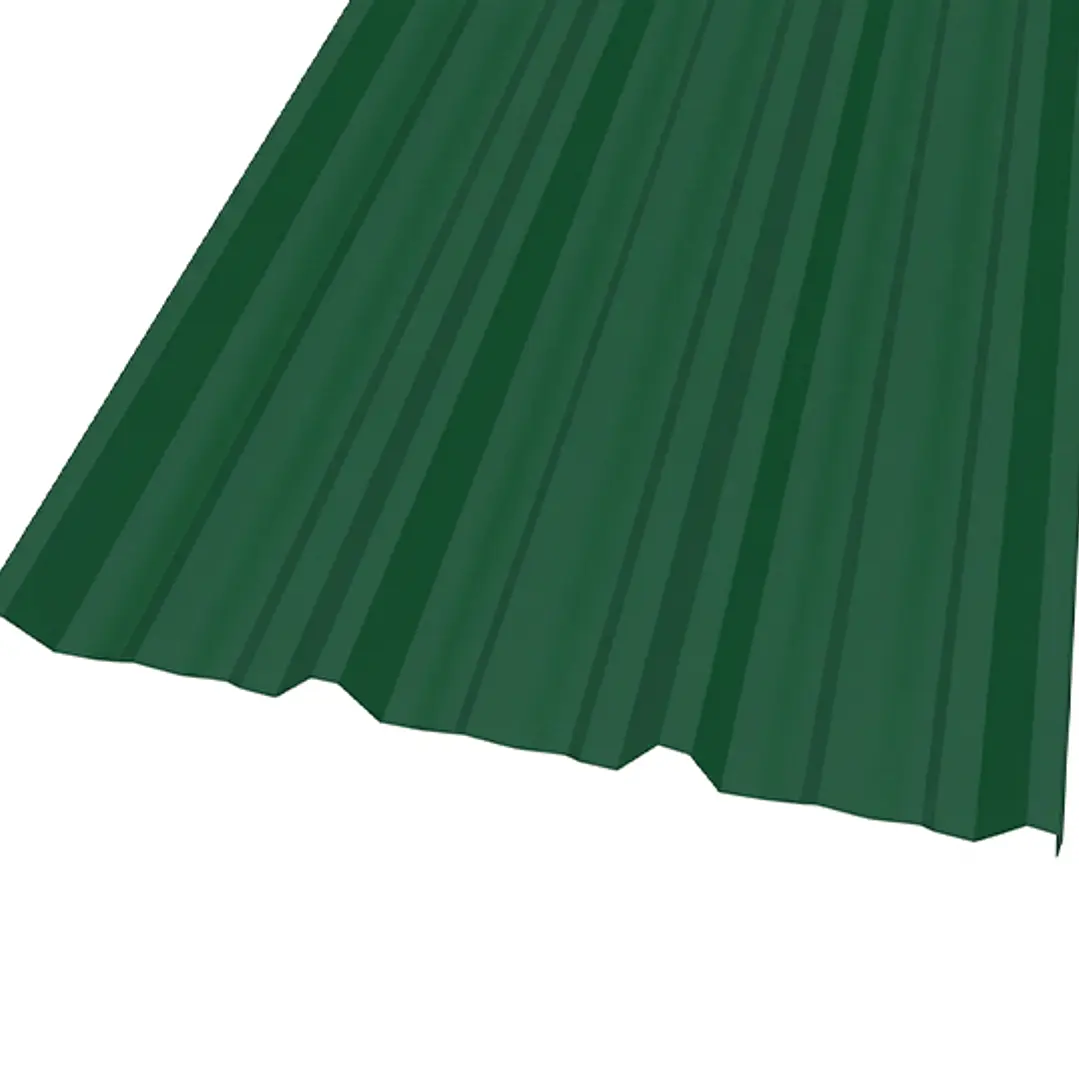 Pl. Zincalum PV4-AT4 1.0x4.0 Metros x 0,4 mm Verde 1