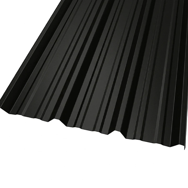 Pl. Zincalum PV4-AT4 1.0x6.0 Metros x 0,4 mm Negro 1