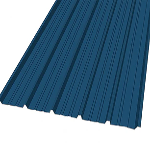 Pl. Zincalum PV6-AT6 0,91x2.0 Metros x 0,4 mmAzul Cobalto