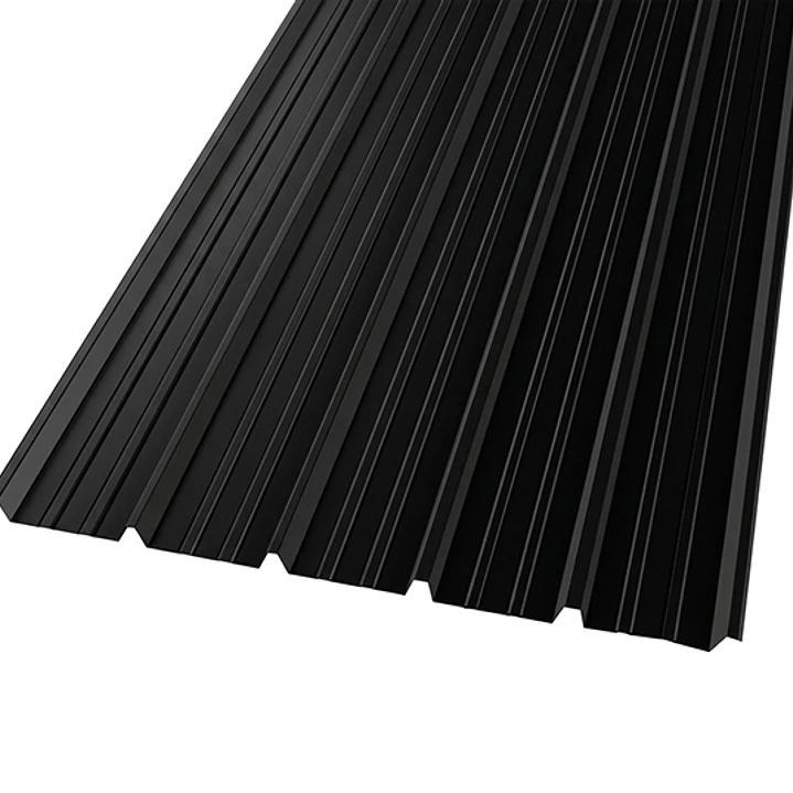 Pl. Zincalum PV6-AT6 0,91x3.0 Metros x 0,4 mm Negro 1