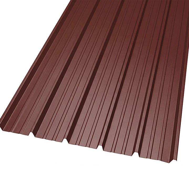Pl. Zincalum PV6-AT6 0,91x3.0 Metros x 0,4 mm Terracota 1