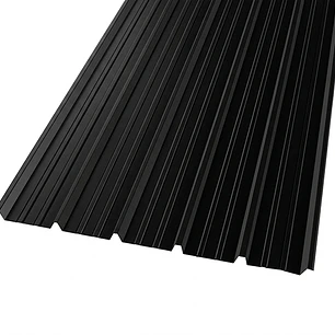 Pl. Zincalum PV6-AT6 0,91x6.0 Metros x 0,4 mm Negra