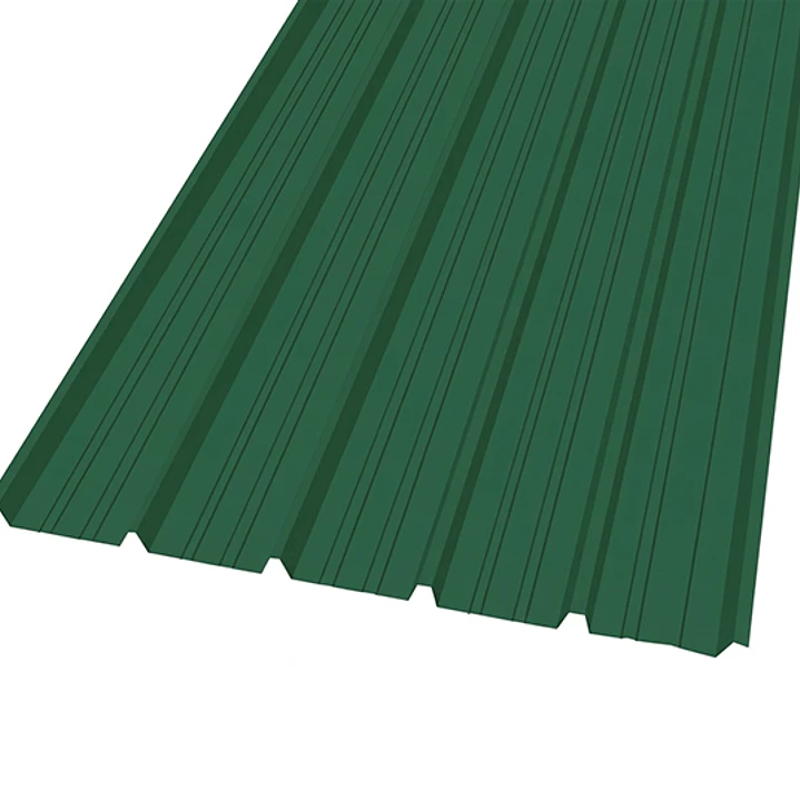 Pl. Zincalum PV6-AT6 0,91x6.0 Metros x 0,4 mm Verde 1