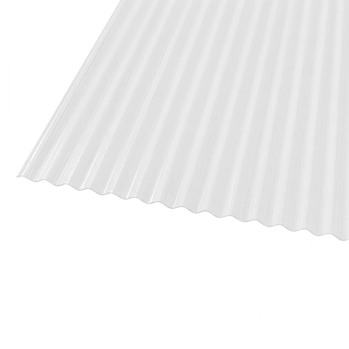 Panel Ondulado 1.0x3.0 Metros x 0,4 mm Blanco 1