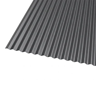 Panel Ondulado 1.0x3.0 Metros x 0,4 mm Gris Pizarra
