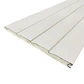 Siding Metálico Blanco 4 Canales  0,38x2,90 Mts. - Miniatura 2