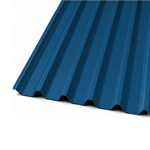 Pl. Zincalum PV6-AT6 0,91x6.0 Metros x 0,4 mm Azul Cobalto