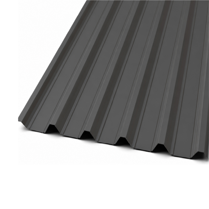 Pl. Zincalum PV6-AT6 0,91x3.0 Metros x 0,4 mm Gris Pizarra
