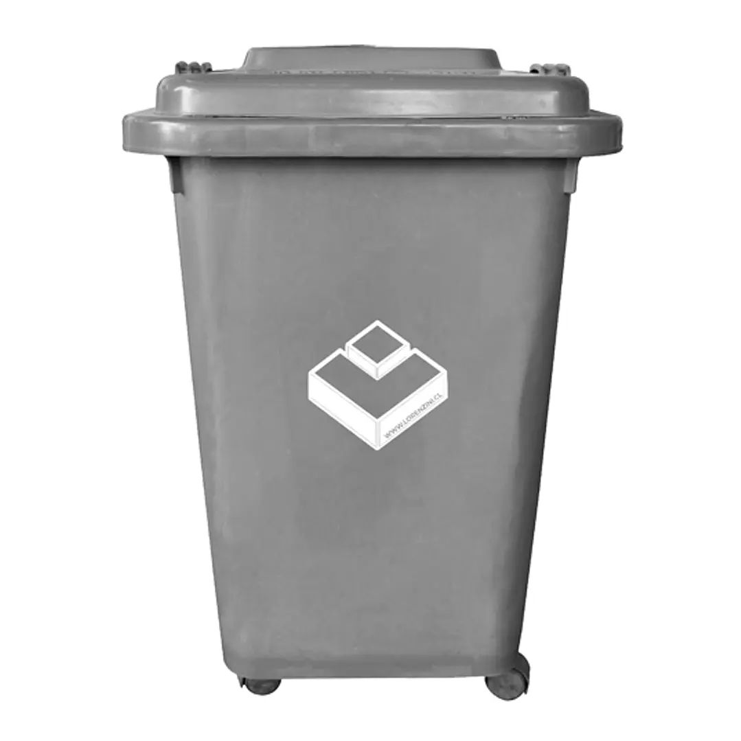 Basurero Frankfurt 50 litros C/Tapa Gris 2