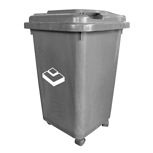 Basurero Frankfurt 50 litros C/Tapa Gris