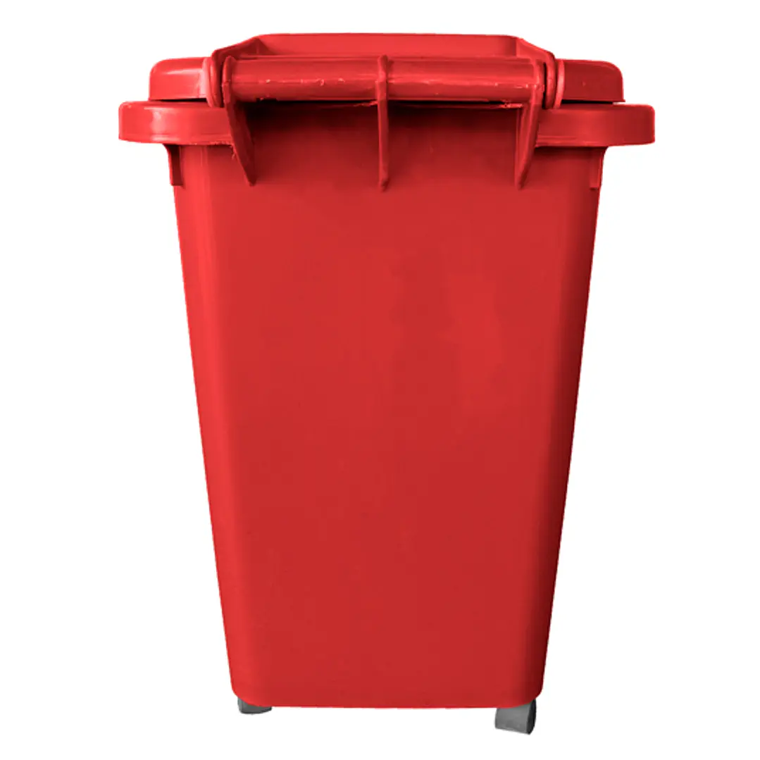 Basurero Frankfurt 50 litros C/Tapa Rojo 3