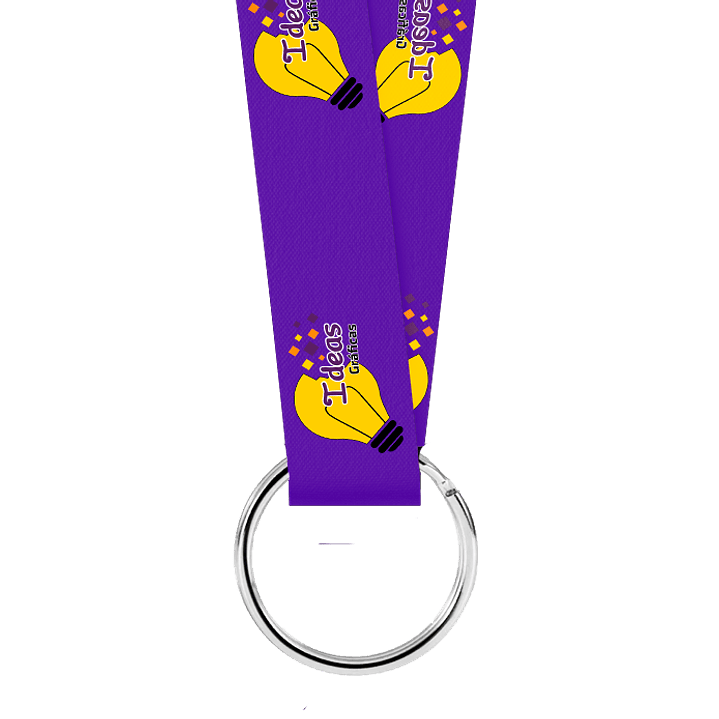 Lanyand 2,5 cm simple con argolla 1