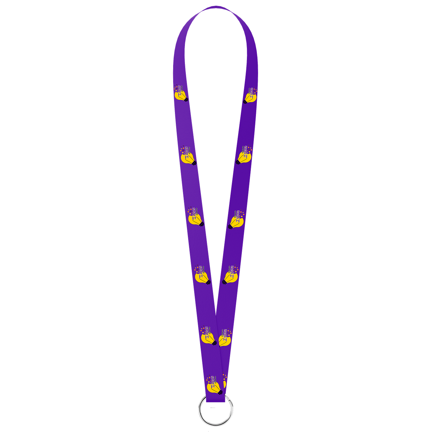 Lanyand 2,5 cm simple con argolla 2