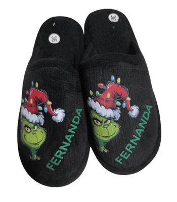 Chinelo personalizado Grinch