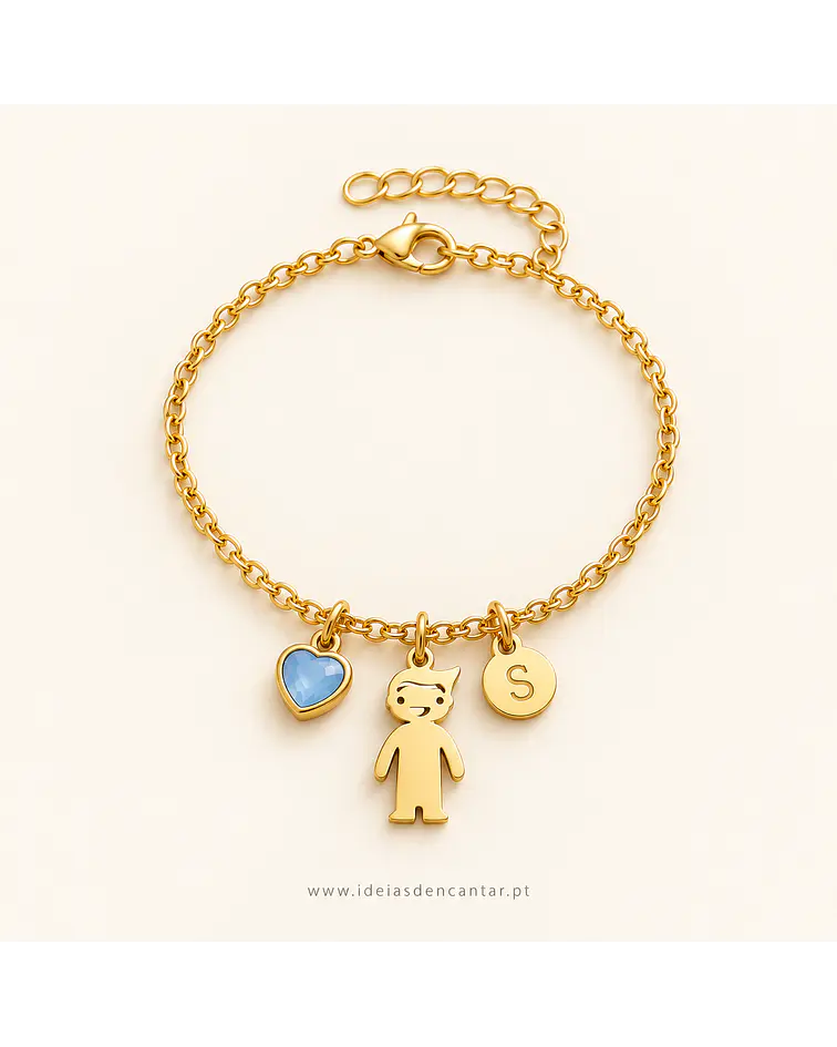 Pulseira Meu Mundo Personalizada