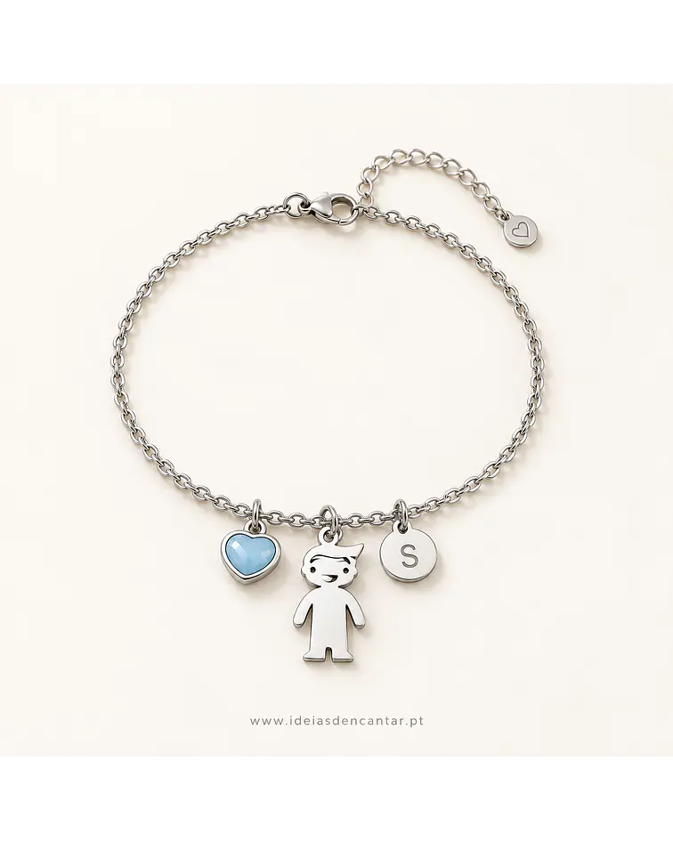 Pulseira Meu Mundo Personalizada