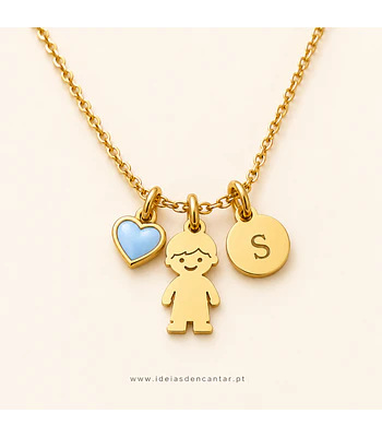 Colar Meu Mundo Personalizado