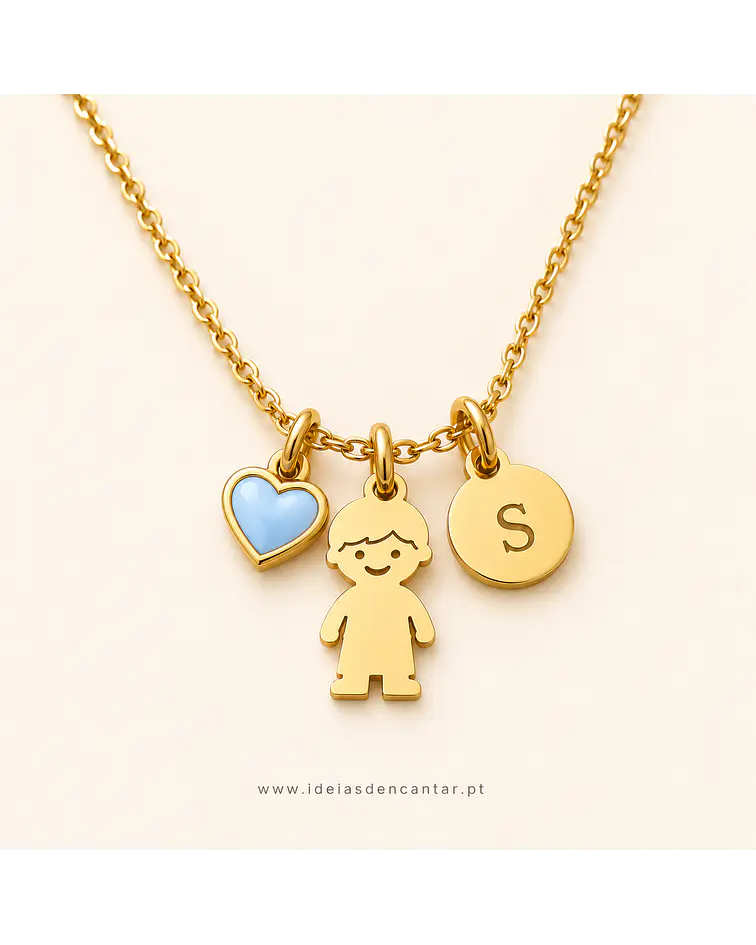 Colar Meu Mundo Personalizado