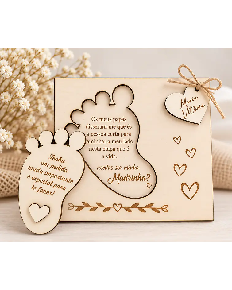 Convite Padrinhos Personalizado