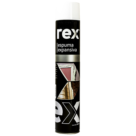 12x Rex Espuma Poliuretano Expansiva 750ml con Aplicador (tipo varilla)