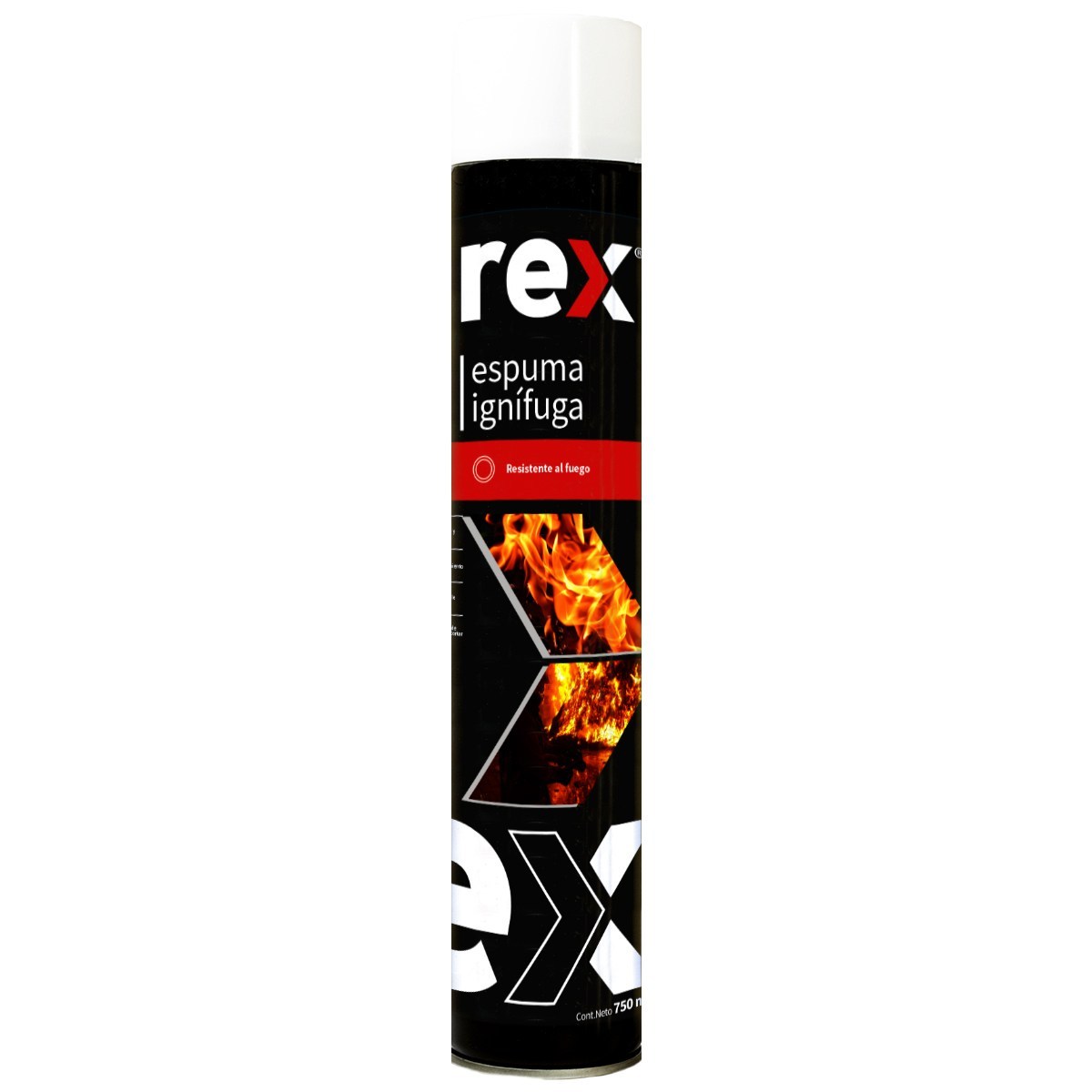 12x Rex Espuma Poliuretano Expansiva Ignífuga 750ml