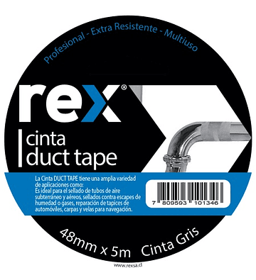 Caja 12x Duct Tape 48mm x 5mts