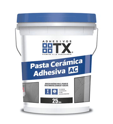 Adhesivo Pasta Cerámico AC Tineta 25Kg TX