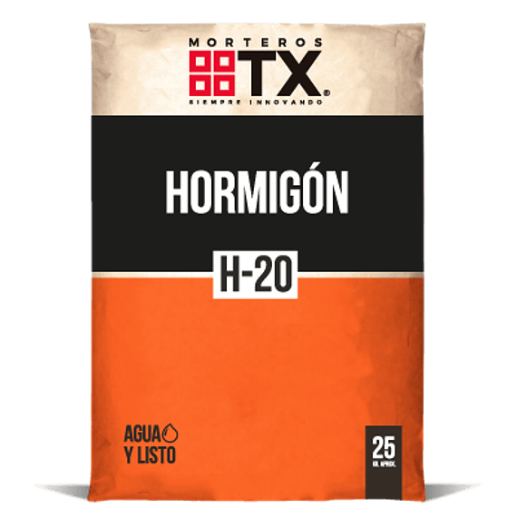 MorterosTX  Hormigón H20