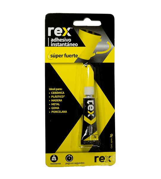 Adhesivo Instantaneo Rex 