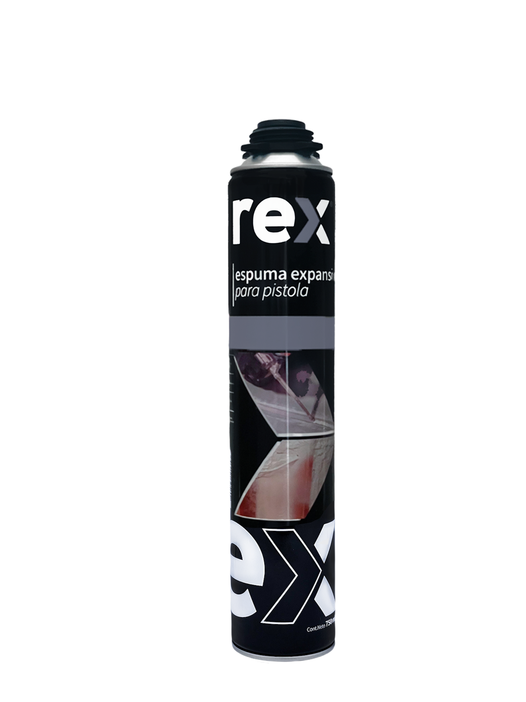 12x Rex Espuma PU Expansiva para Pistola 750ml