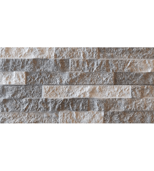 Fachaleta Porcelanato Piedra Gris 15x60 m2