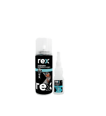 Rex Adhesivo Magico, Frasco 100 gr - Spray 400 ml