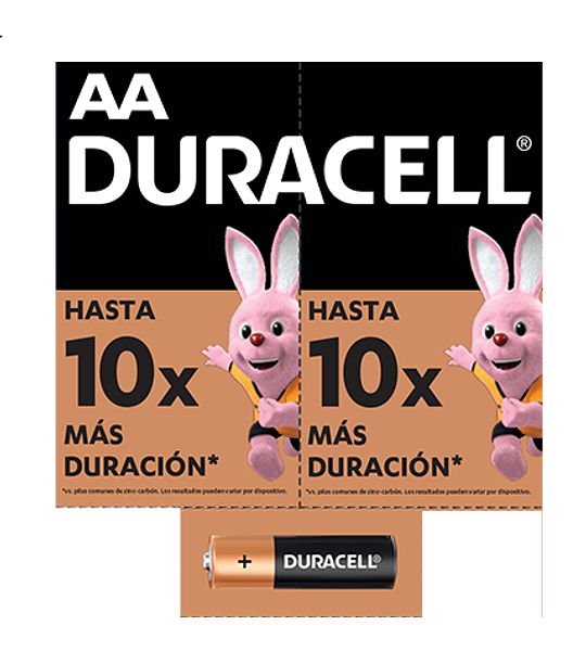 Pila Duracell Alcalinas AA