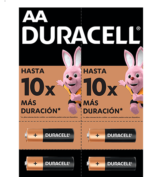 Pila Duracell Alcalinas AA