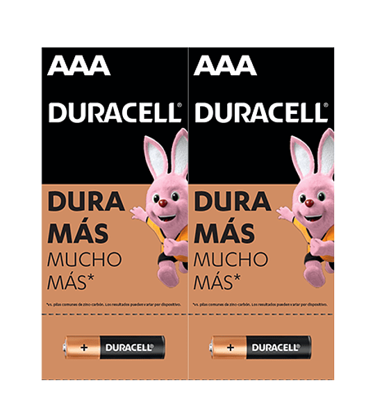 Pila Duracell Alcalinas AAA