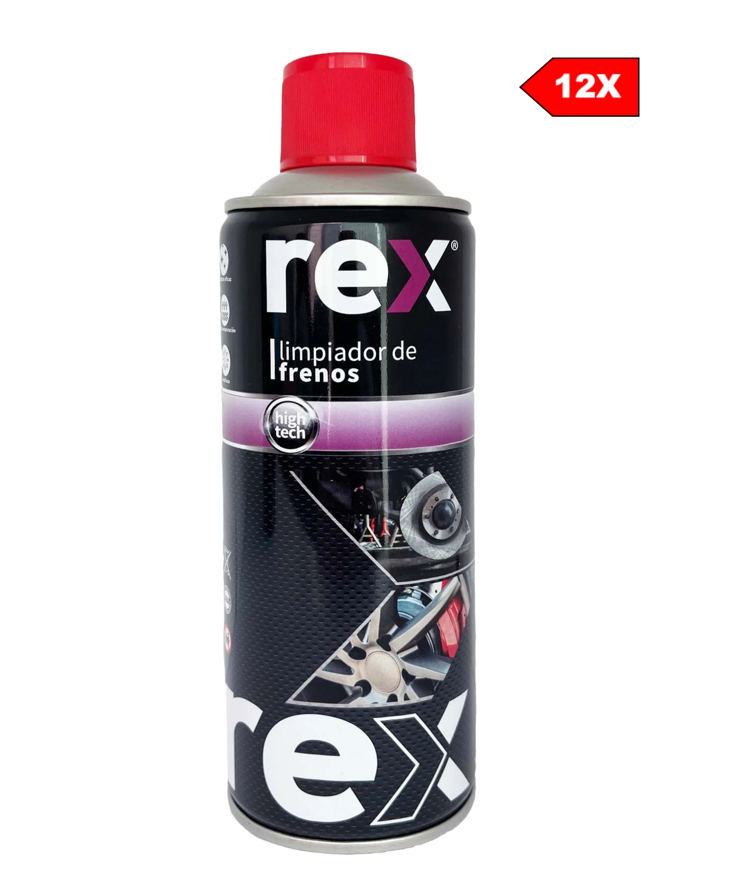 12x Rex Limpiador de Frenos