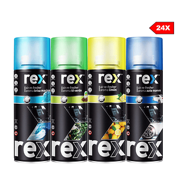 24x Rex Air Refresher Eliminador de Olores AC