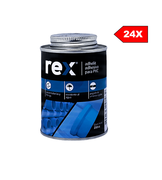 Rex Adhesivo PVC 250 ml