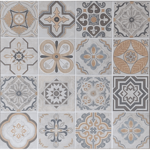 Porcelanato Mosaico 4x4 Beige 60x60