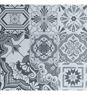 Porcelanato Mosaico 3x3 Black 60x60
