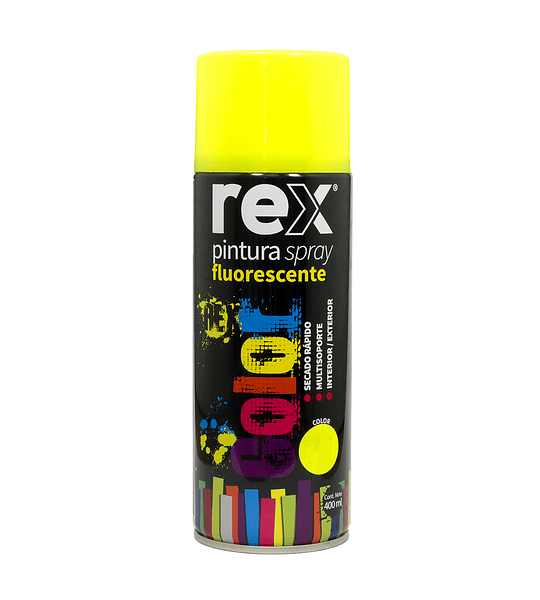 Lata Pintura Spray Rex Fluor
