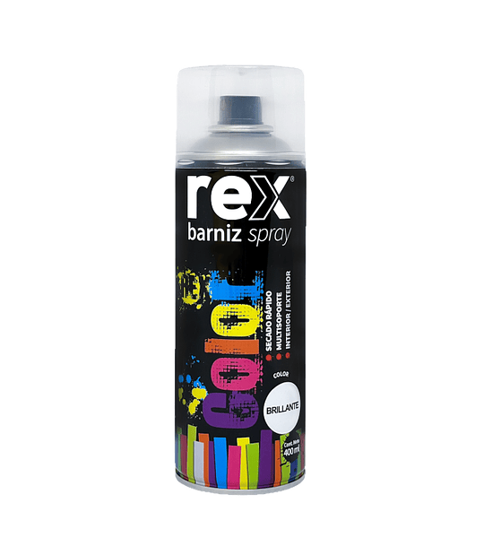 6x Barniz Spray Rex Transparente  y Maderas 