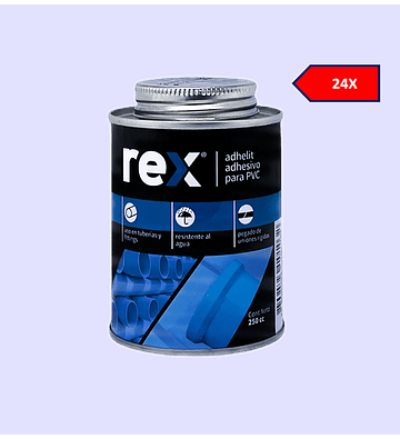 24x Rex Adhesivo PVC 250 ml