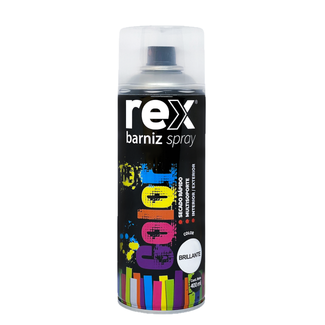 6x Barniz Spray Rex Mate