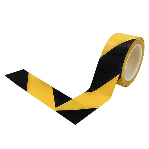 48x Cinta Seguridad Negro Amarillo