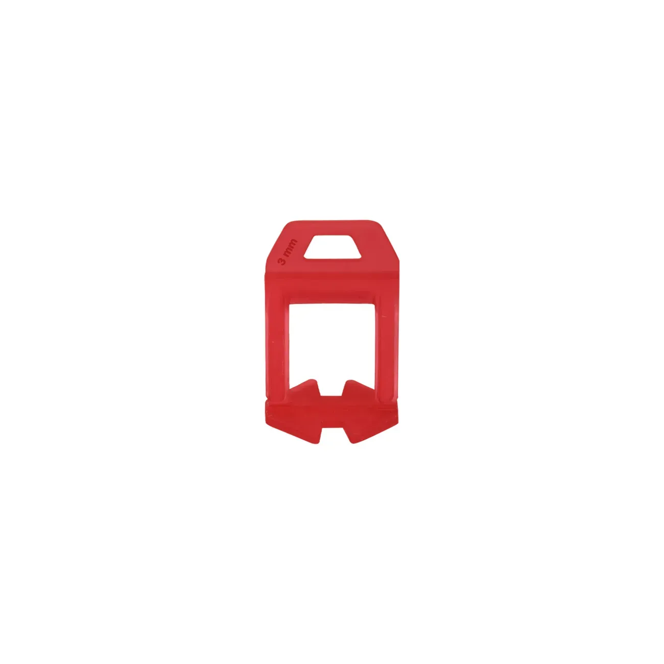 Clip Autonivelante Tradicional Rojo 3 mm 150u