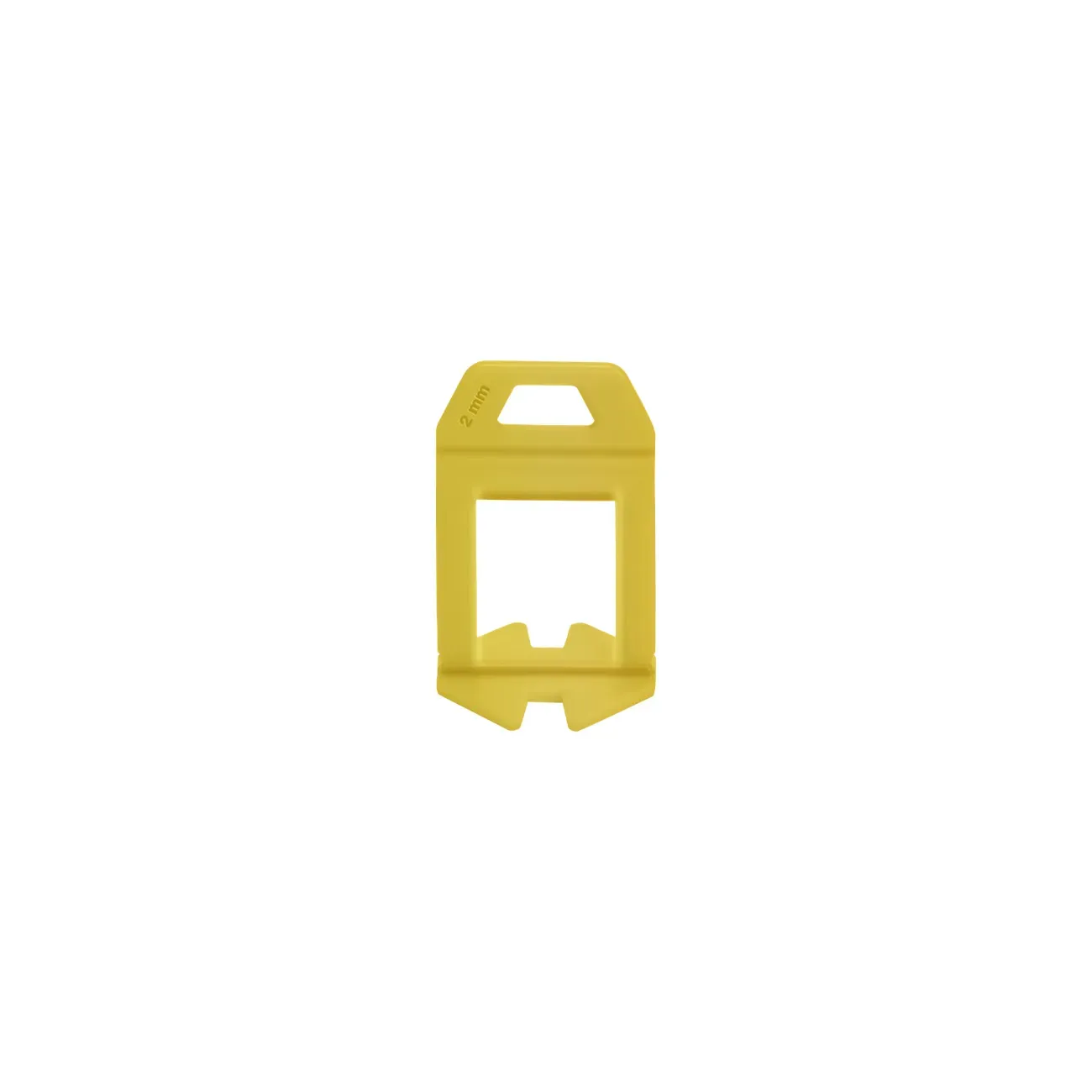 Clip Autonivelante Tradicional Amarillo 2 mm x 150u